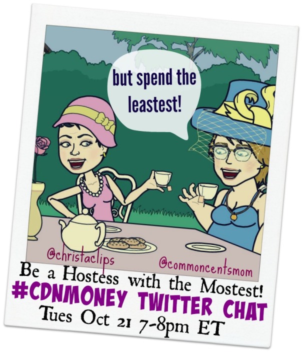 #CDNmoney Twitter Chat Hosts Christa & Hollie are Hostesses with the Mostestest!